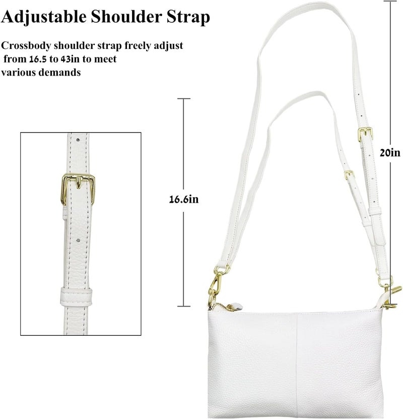 Beurlike Leather Wristlet Wallet Clutch Purses For Women Small Crossbody Phone Bags - Image 5